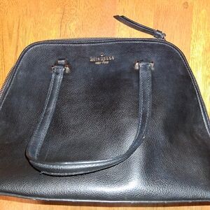 Kate Spade Midnight Black Leather Tote